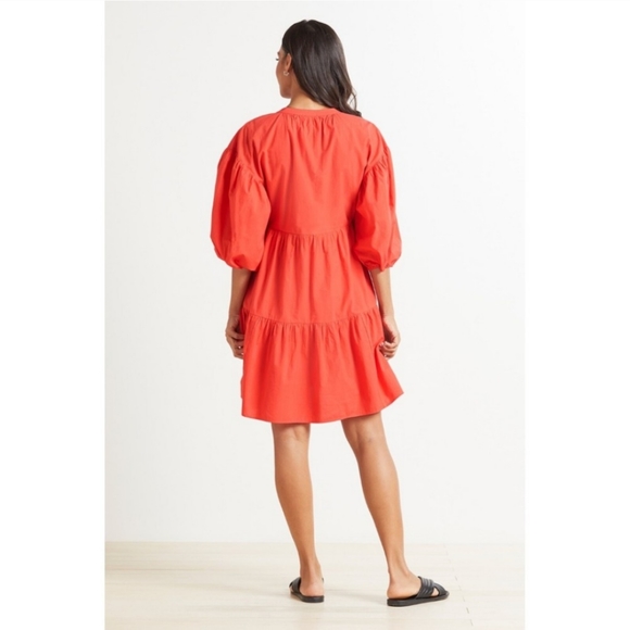 Sundry for Evereve - The Anywhere Easy Dress, Size 0 (XS) Coral Pink - Picture 11 of 16